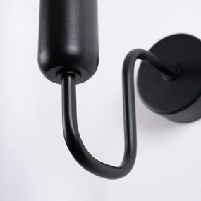 Sollux SL.1445 - Fali lámpa VECTOR 1xE27/15W/230V fekete