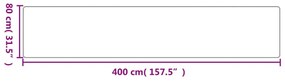 homokszínű szizálhatású futószőnyeg 80 x 400 cm