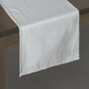Jessi exkluzív asztali futó Fehér 35x180 cm