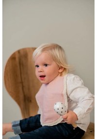 Paris rózsaszín muszlin előke - Kindsgut