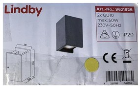 Lindby Lindby - Fali lámpa GERDA 2xGU10/50W/230V LW1192