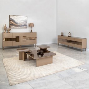 Paris komód, bronz-arany, 180 cm