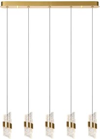 Lucide KLIGANDE 13496/35/02 Függőlámpa 5x7w/led 2700k 720lm ip20