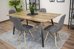 AKCIÓ Szürke bársony étkezőszék DUMO II. minőség