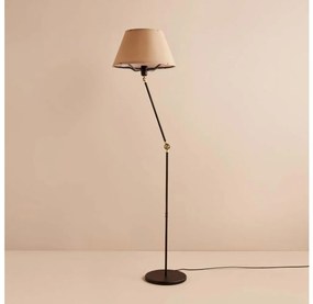 Állólámpa AYD 1xE27/40W/230V fekete/barna