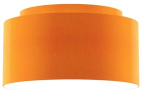 RENDL R11516 DOUBLE lámpabúra, univerzális lámpaernyő Chintz narancssárga/fehér PVC