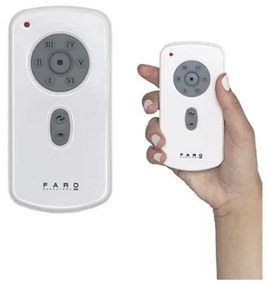 FARO 33465A - Mennyezeti ventilátor ANDROS XL matt króm á. 213 cm + távirányítás