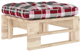 vidaXL impregnált fenyőfa kerti raklapzsámoly