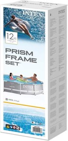 INTEX MetalPrism Pool fémvázas medence 366 x 76 cm (26710)