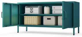 TV-szekrény lábakon ROSA, 1150 x 595 x 400 mm, Modern: tengerszínű