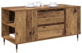 Dohányzóasztal with Drawer Régi fa 102 x 44.5 x 50 cm Faanyag