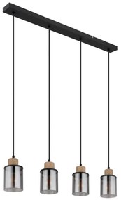 Globo 15707-4H - Csillár zsinóron REID 4xE27/15W/230V