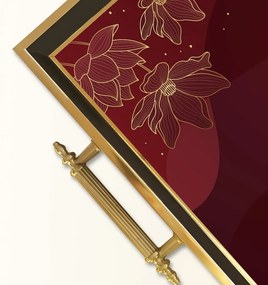 Üveg tálca, 38×24 cm – TPA9765
