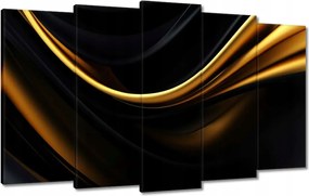 Vászonkép 100x60 Selyem arany szalag