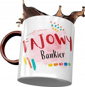 Bordó Bögre Bankárnak Cool Bankár Ajándék Nyomtatott Fotóval