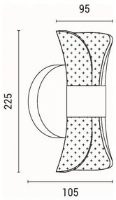LED Fali lámpa LED/8W/230V 3000K