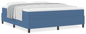 Box Spring Ágy matraccal Kék Super King Velúr Szövet