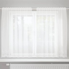 Függönyök függönyökkel Fehér 150 x 140 cm Poliészter