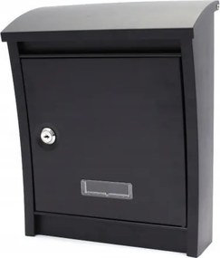 Dalmatia postaláda matt fekete 25x32x8-12cm