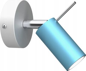 Preston fali lámpa Blue/white 1x mini GU10