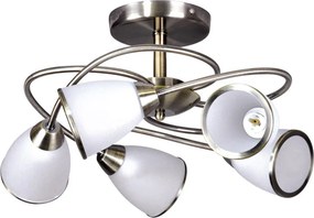 KAJA K-JSL-6059-5_AB PLATO Mennyezeti Csillár Bronz E14 IP20