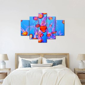 Medúza a tengerben képe (150x105 cm)