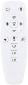 Globo Kello 03623 távirányítós, ventilátoros mennyezetlámpa, 40W LED, 3000K-6000K, 100-1900 lm