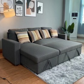 Catini KIMBERLAND kihúzható sarok ülőgarnitúra tárolóhellyel