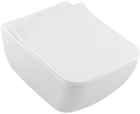 Wc falra szerelhető Villeroy & Boch Venticello fehér színben fényes felülettel hátsó kifolyással 4611R001