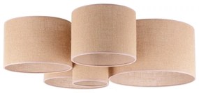 Duolla - Mennyezeti lámpa ROLLER PENTO 5xE27/60W/230V bézs