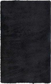 vidaXL fekete hosszú szálú NAVARRA bozontos szőnyeg 80x150 cm