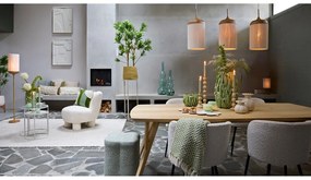 Krémszínű fém étkezőfotel szett 2 db-os Radaja – Light &amp; Living