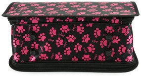 Szállítótáska kutya/macskának FURGO XL, fekete-rózsaszín