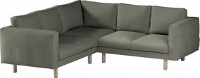 Dekoria Norsborg 4 személyes sarokkanapé huzat Ikea szürke