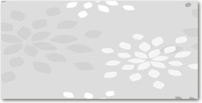 Konyhai panel Virágos mintás 100x50 cm Ragasztó