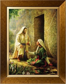 Jezus Maria Magdalena Vászonkép Arany Díszített Keretben 30X40