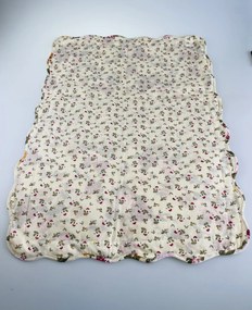 Vintage rose pamut ágytakaró TiaHome - 140x220cm + 1ks 50x70cm