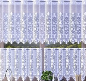 Mg Irigység Panel jacquard fehér 105/045 200x30cm Kész M