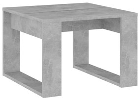 Betonszürke szerelt fa kisasztal 50 x 50 x 35 cm
