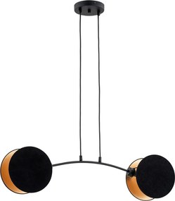 Emibig modern függeszték motif fekete arany emi1325/2