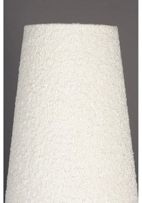 Fekete-fehér dimmelhető állólámpa textil búrával (magasság 166 cm) Miki – Dutchbone