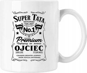 Bögre Legjobb Szuper Apa Fehér 330ml