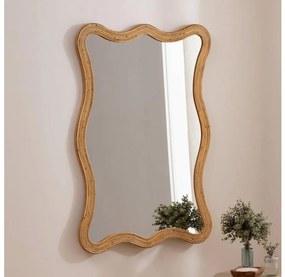 Atmosphera - MAGGIE rattan fali tükör 100x70 cm