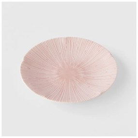 Rózsaszín kerámia tányér ø 24 cm ICE PINK - MIJ