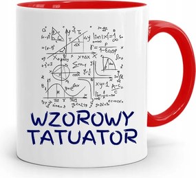 Tetoválóknak Tetováló Bögre Piros Ajándék fényképes nyomtatással