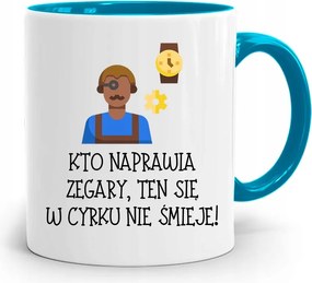 Kék Bögre Az Óramesternek A Cirkuszban Nem Nyomtatott Fényképpel