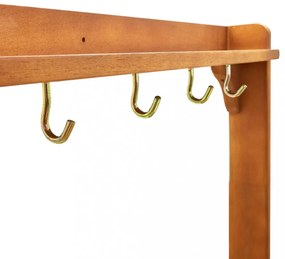 tömör akácfa kerti zsúrkocsi 92 x 43,5 x 141,5 cm