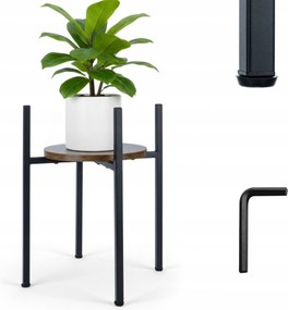 Loft álló virágágyás Magas 40cm Virágtartó állvány Polc