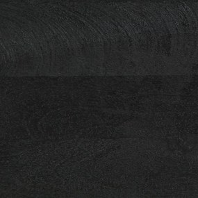 fekete tömör szerelt fa éjjeliszekrény 50 x 33 x 62 cm