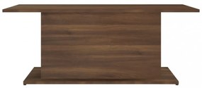 barna tölgyszínű szerelt fa dohányzóasztal 102x55,5x40 cm